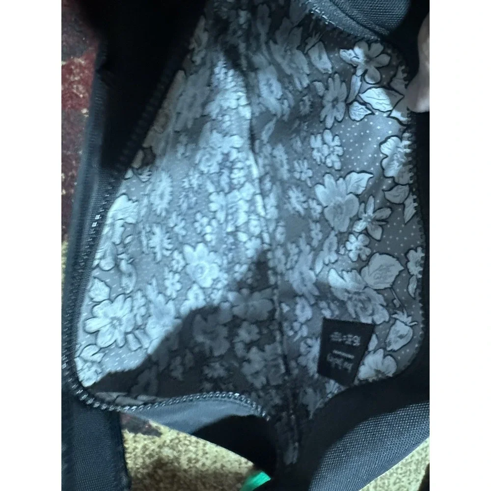 Vera Bradley Mini Sling Backpack in Black (Comes with extendable Strap)